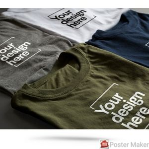 Custom design and printed T-shirts